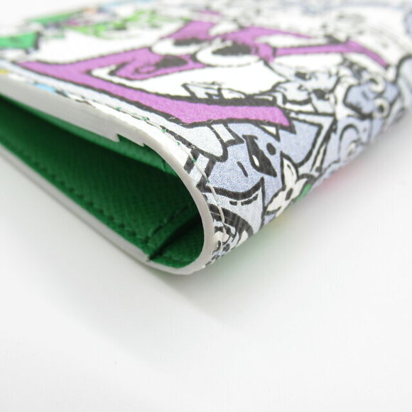 Louis Vuitton Portefoy Brazza NM Zip Wallet Monogram Comic White - Picture 9 of 10